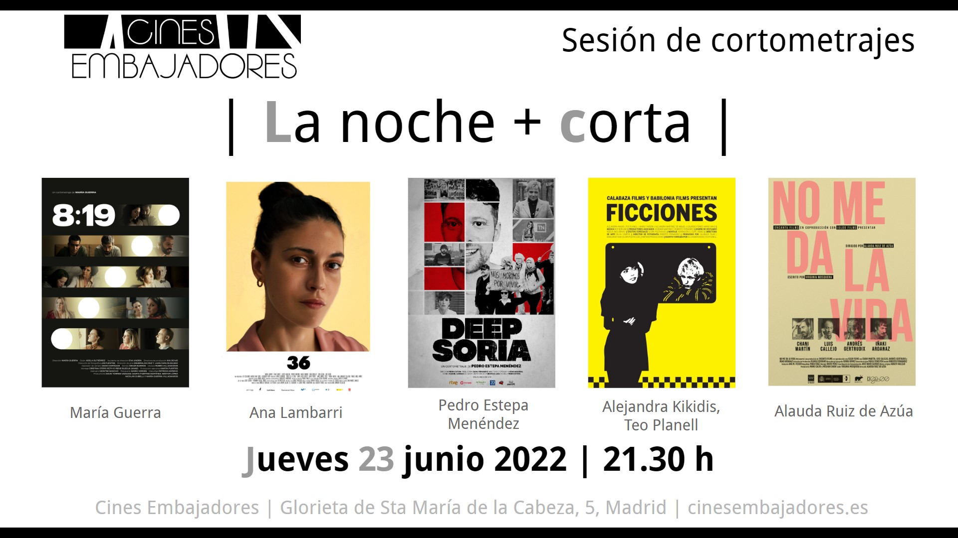 cartel sesion noche mas corta horizontal 1